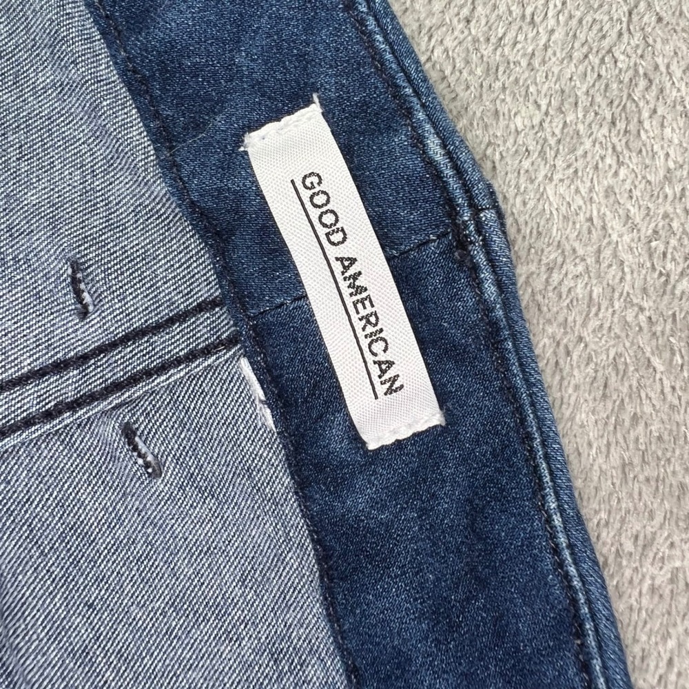 Good American Good Legs Skinny Jeans Womens 10 Blue Dark Wash Stretch High Rise - Picture 11 of 13